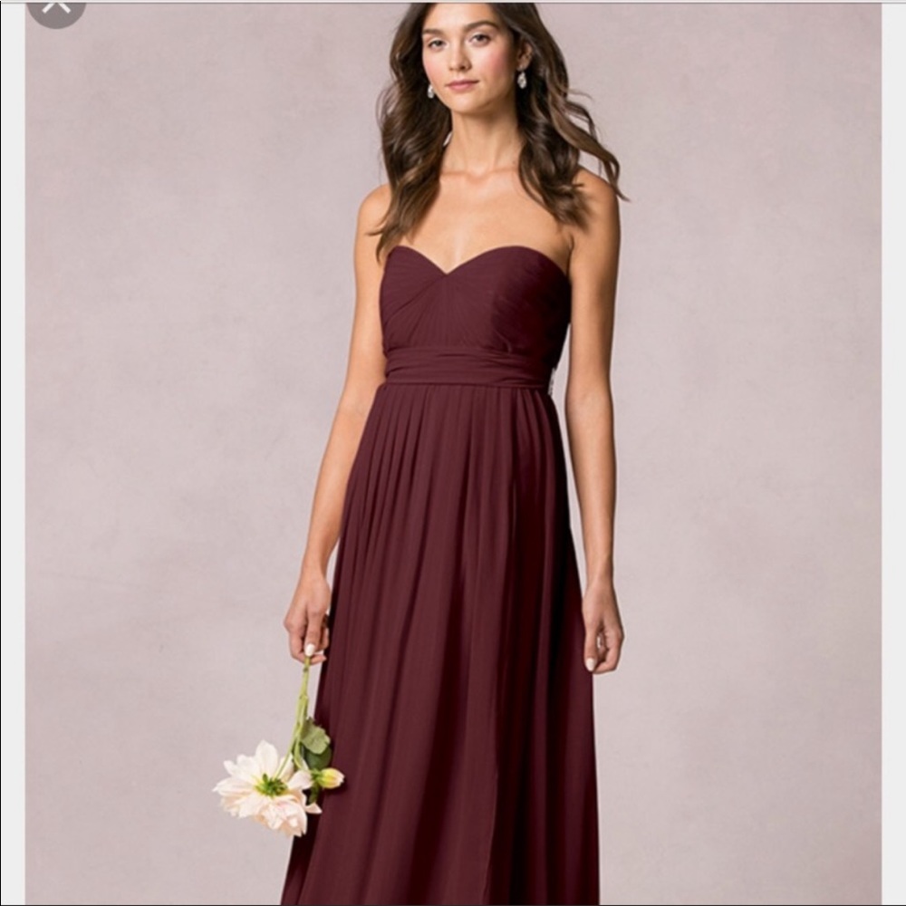 Jenny Yoo collection Mira dress hibiscus sz 2